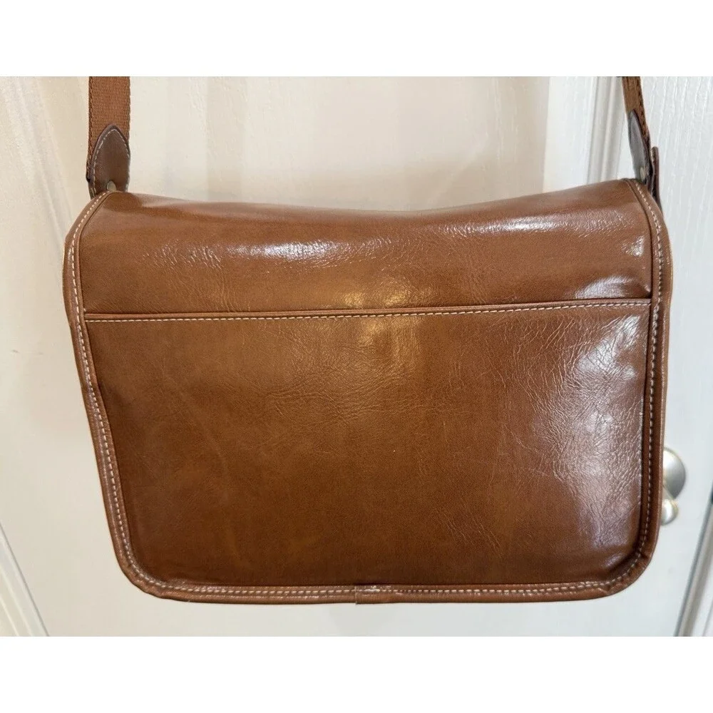 PU Leather Waterproof Vintage DSLR Camera Shoulder Bag Messenger Bag Partition
